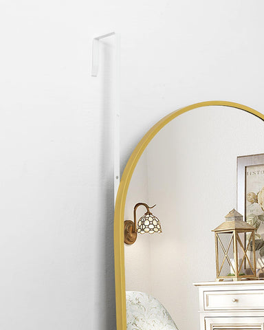 NEARBYSD door-mount mirror with hooks for fast, tool-free installation
