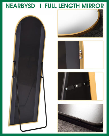 NEARBYSD safety film on mirror reduces breakage risk during use
