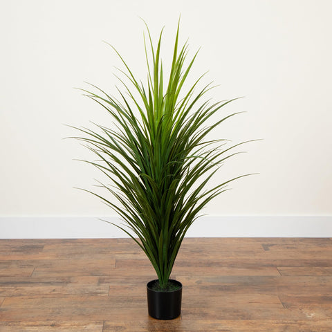 Nearly Natural 4ft indoor decor plant demonstrates realistic greenery without upkeep.