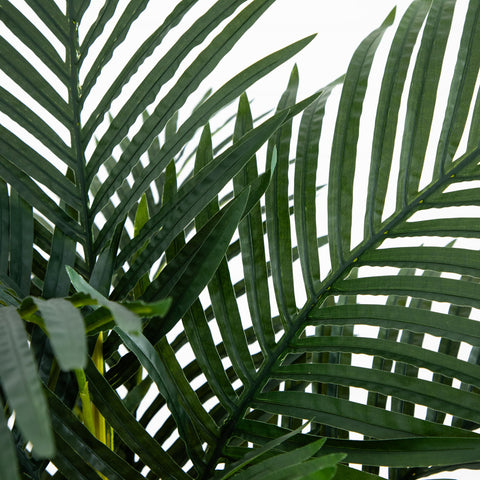 Flexible bendable branches on Nearly Natural Golden Cane Palm for easy shaping