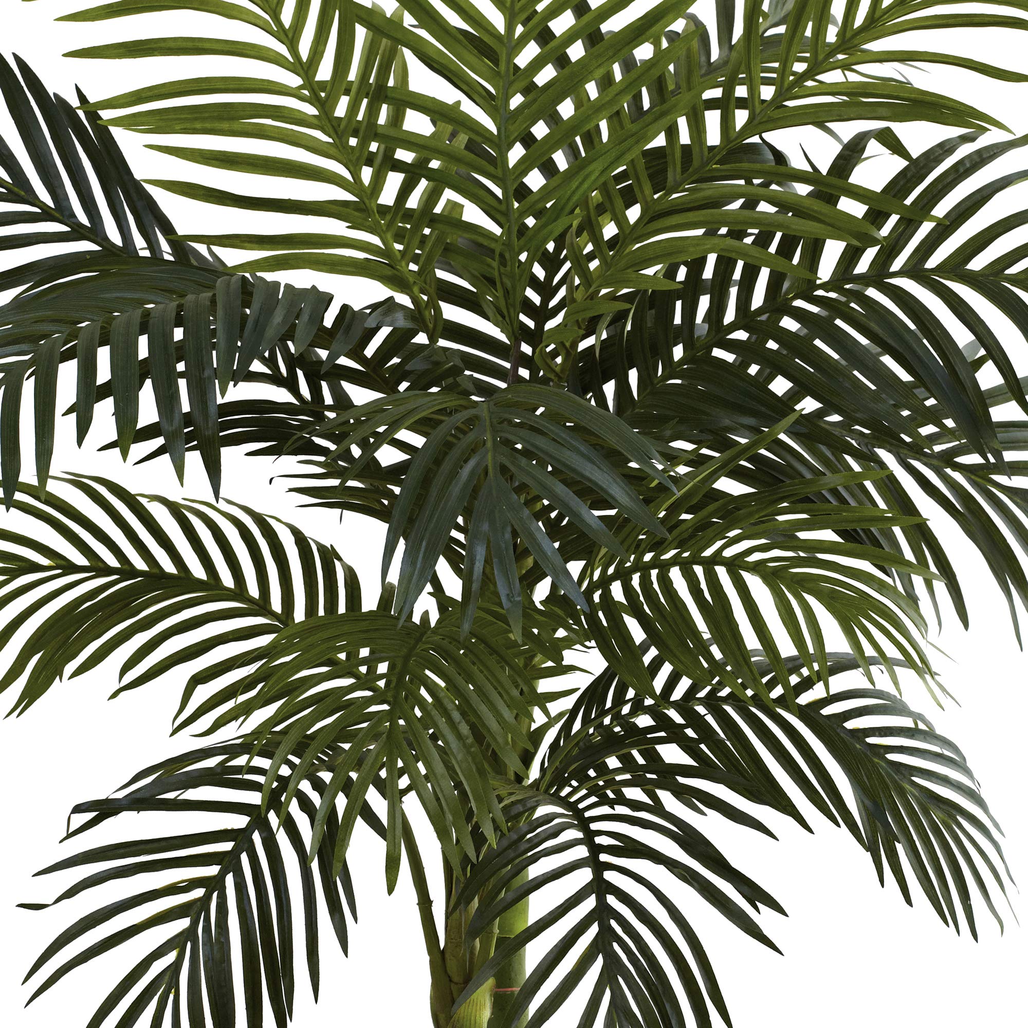 Nearly Natural Golden Cane Palm displayed in a living room corner for tropical decor