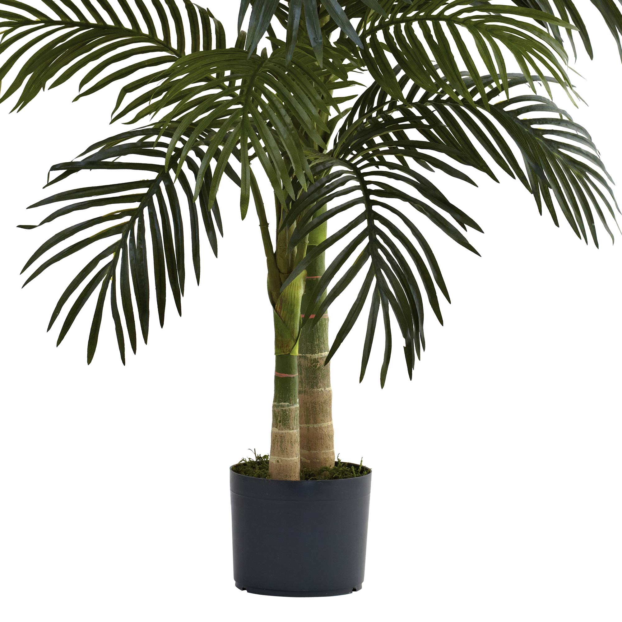 Maintenance-free Nearly Natural Golden Cane Palm requires no watering