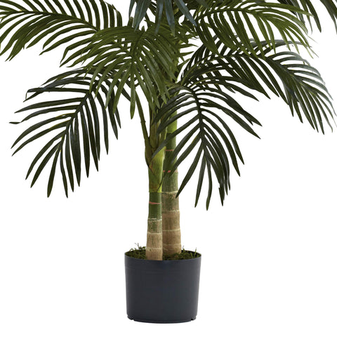 Maintenance-free Nearly Natural Golden Cane Palm requires no watering