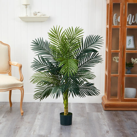 Nearly Natural Golden Cane Palm adds vibrant, maintenance-free greenery year-round