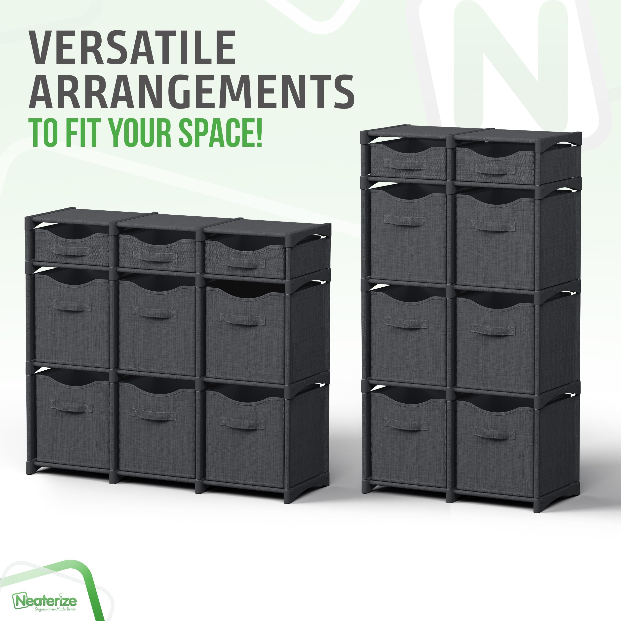NEATERIZE closet organizer in a bedroom for easy daily use