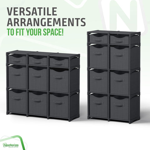 NEATERIZE closet organizer in a bedroom for easy daily use