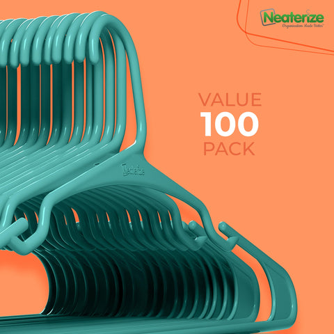 NEATERIZE versatile hangers suit tops, shirts, skirts, and dresses.