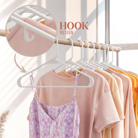 NEATERIZE colorful six-color set adds style while keeping wardrobes organized.