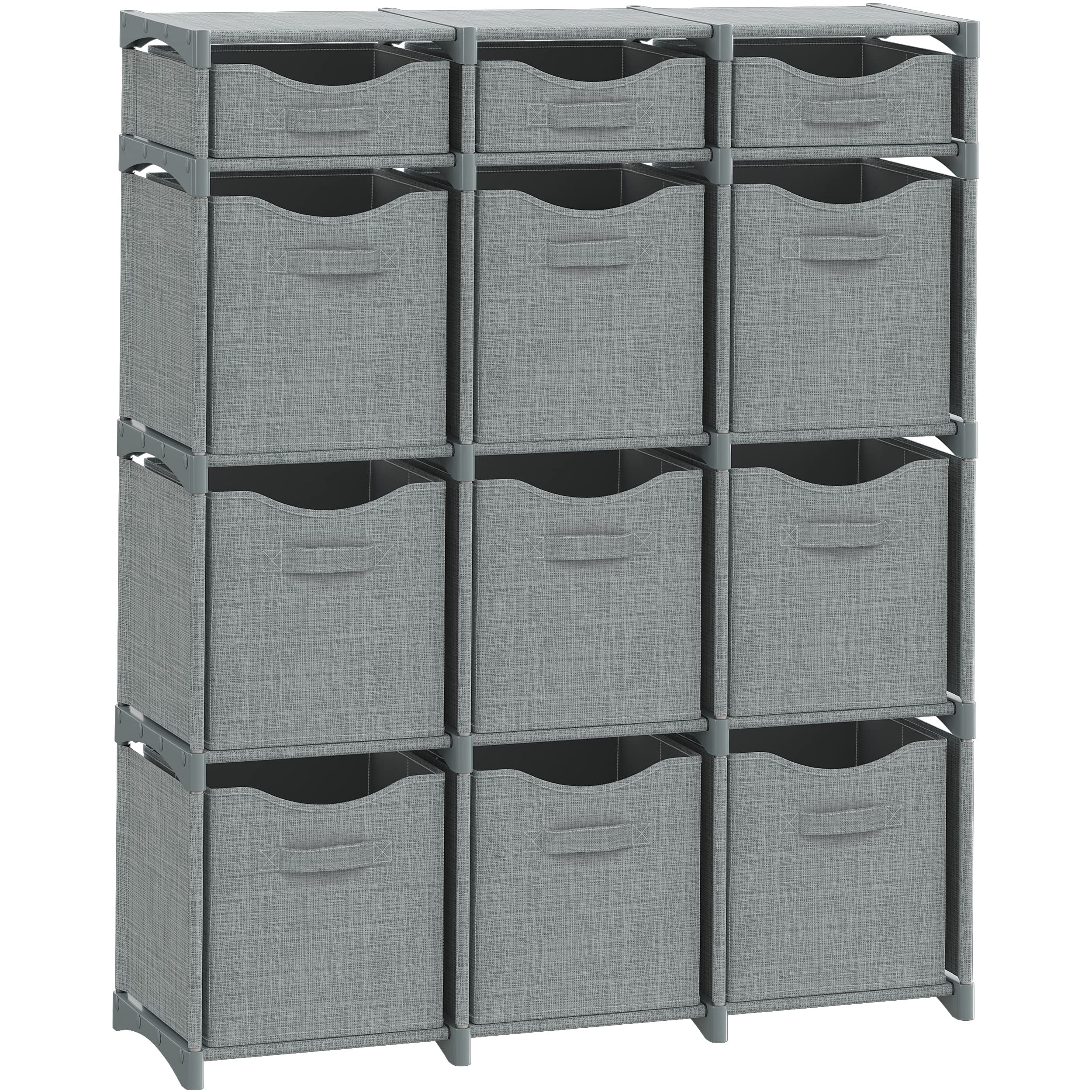 NEATERIZE cube storage cabinet 36x43x12 inches keeps items neatly organized.