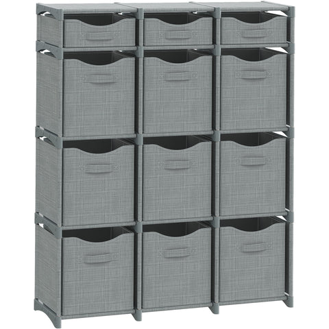 NEATERIZE cube storage cabinet 36x43x12 inches keeps items neatly organized.