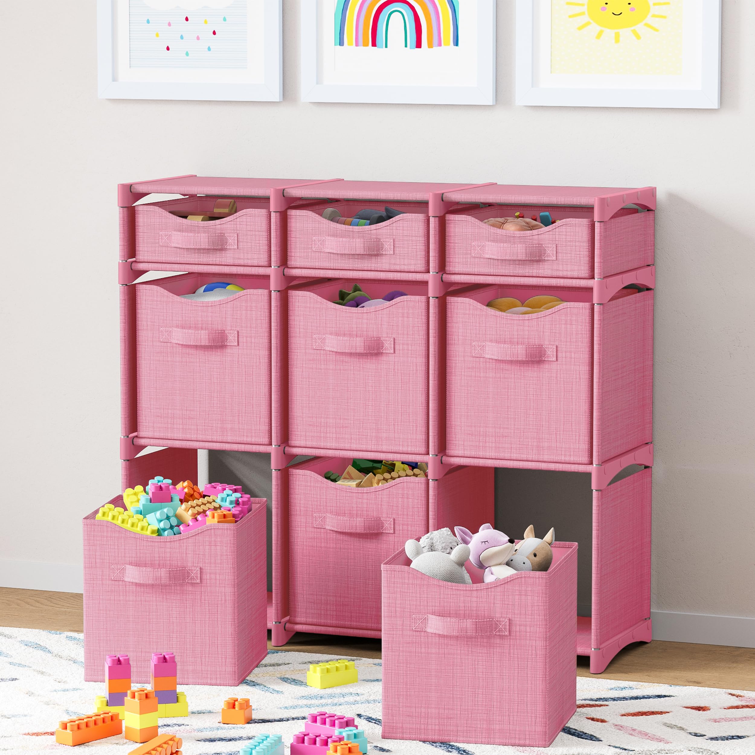 NEATERIZE large storage cubes 10.5x10.5x11 offering versatile clothing storage