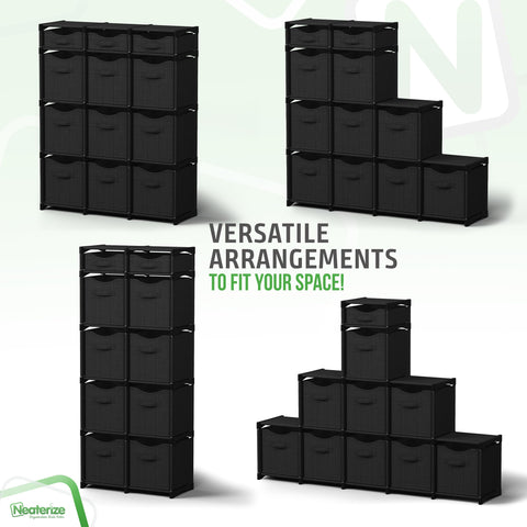 NEATERIZE multi functional storage unit adapts to clothes toys and decor.