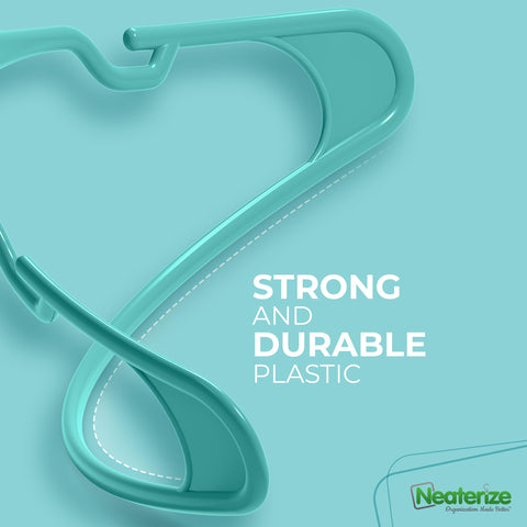 NEATERIZE reinforced edges ensure long-lasting durability for coats and jackets.