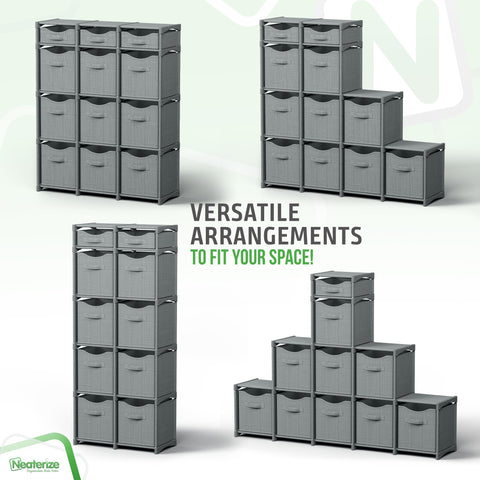 NEATERIZE sturdy iron rods and plastic connectors ensure lasting stability.
