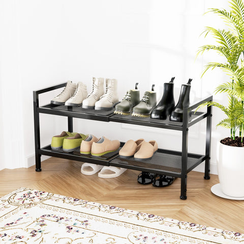 neatevday compact closet shoe-solution in small closet