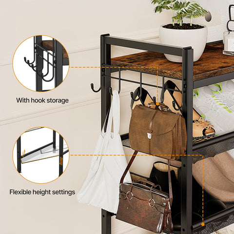 Neatevday engineered wood and metal frame for durable support