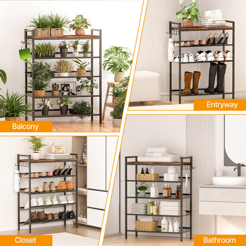 Neatevday entryway shoe rack assembly in minutes
