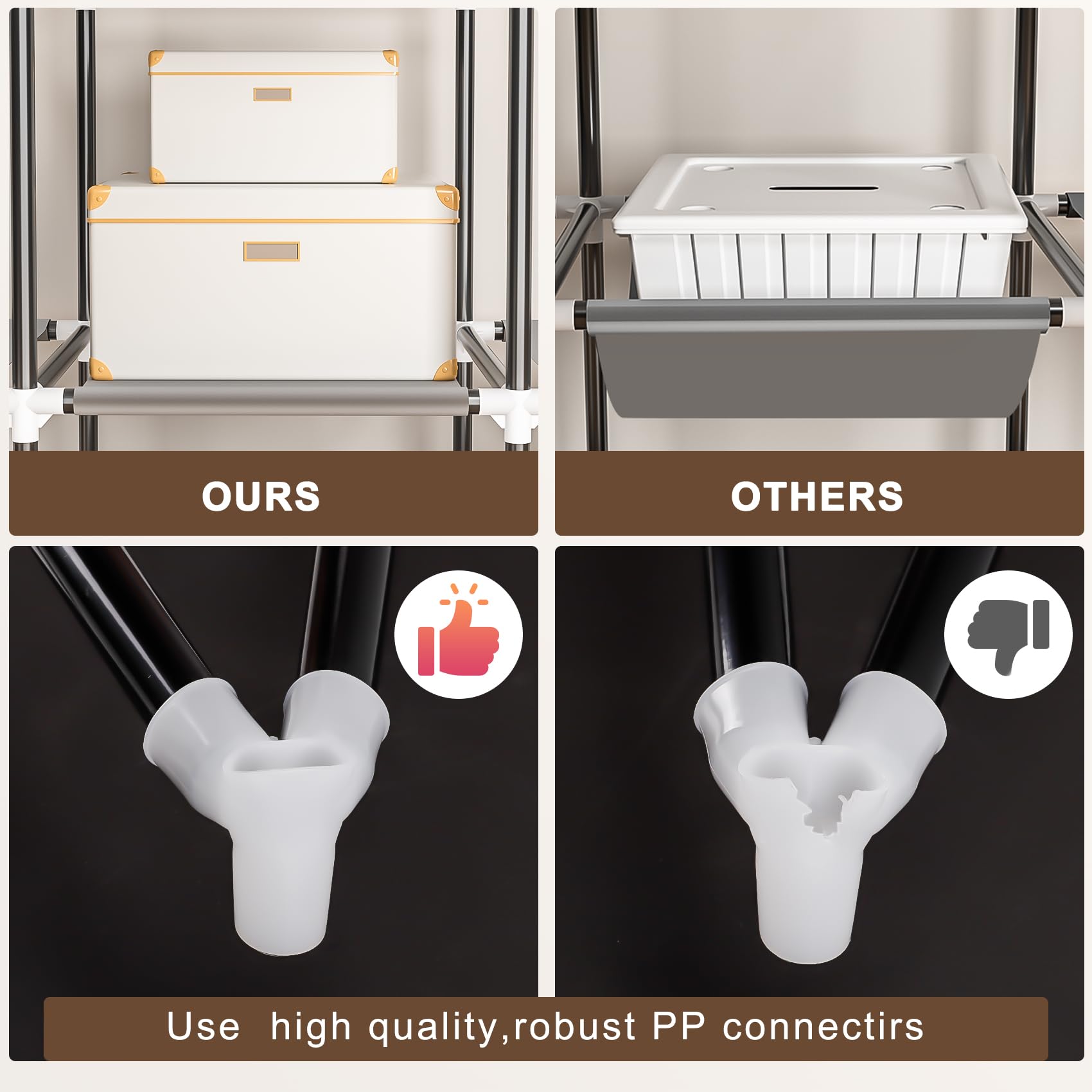 Neatrays wardrobe side pockets for easy access to small items