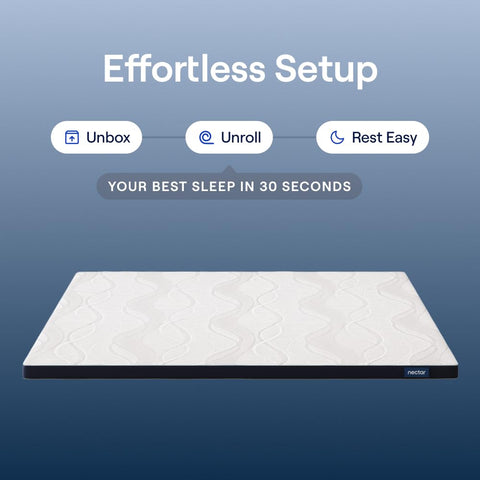 Nectar Soft Topper on mattress setup enables quick customization