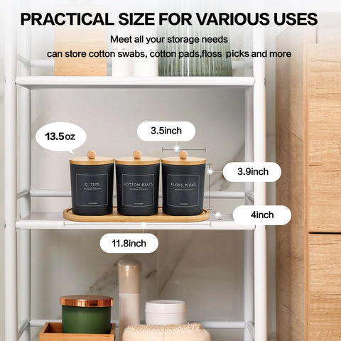 NEECZS waterproof tray and storage labels tidy countertops and items.