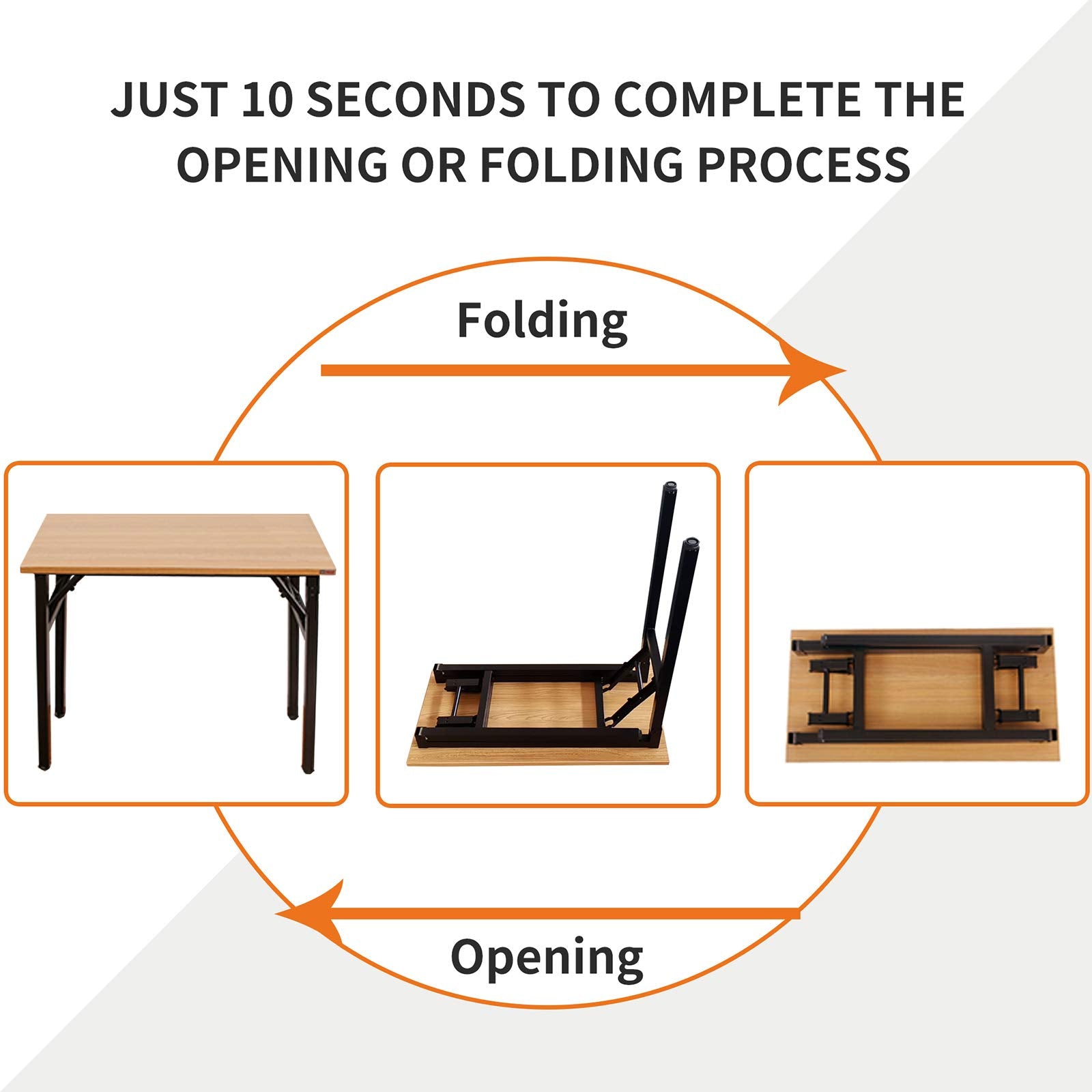 Need folding desk adjustable feet keep it stable on uneven floors.