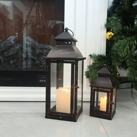 NEEDOMO bronze lanterns ideal for wedding or decorative events