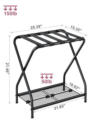 NEFROM heavy-duty black frame highlighting durable metal construction.