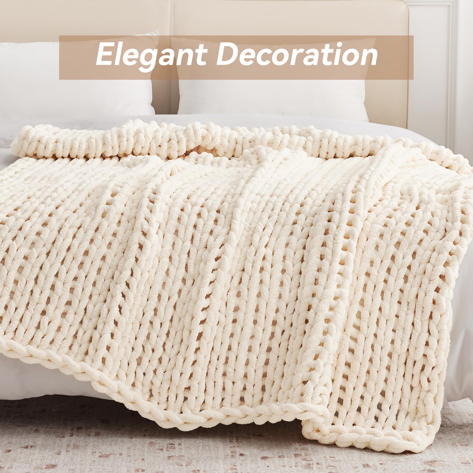 Negwoo gift-ready throw ideal for birthdays or housewarming celebrations