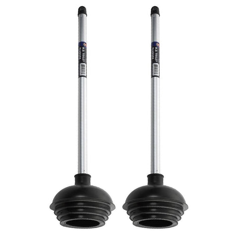 NEIKO 60170A toilet plunger with patented four-step suction cup for versatile bowls.
