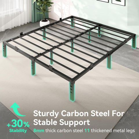 Nelaukoko reinforced legs design reduces wobble for stable sleep surface.