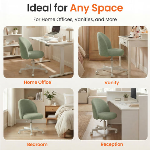 Neo Chair adjustable height desk chair adapts to different desk setups.