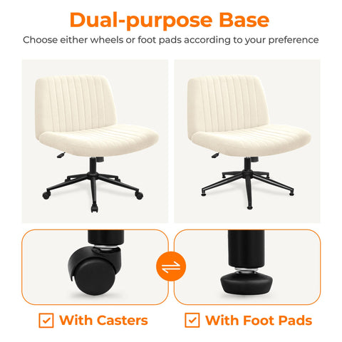 NEO CHAIR armless design keeps clutter to a minimum on small desks