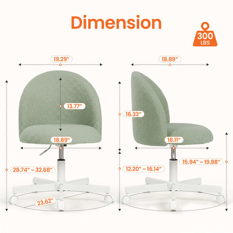 Neo Chair comfy desk chair with teddy fabric offers cozy, long-lasting comfort.
