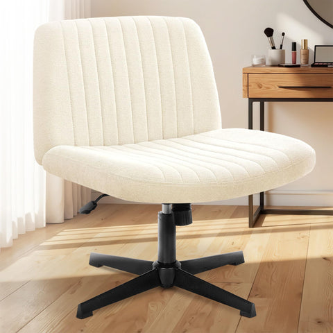 NEO CHAIR easy assembly; beige fabric with video guide included.