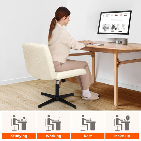 NEO CHAIR backrest and wood inner support; beige ergonomic comfort.