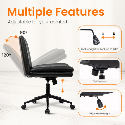 NEO CHAIR ergonomic backrest supports natural posture while seated