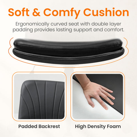 NEO CHAIR high-density cushion provides plush comfort for daily use