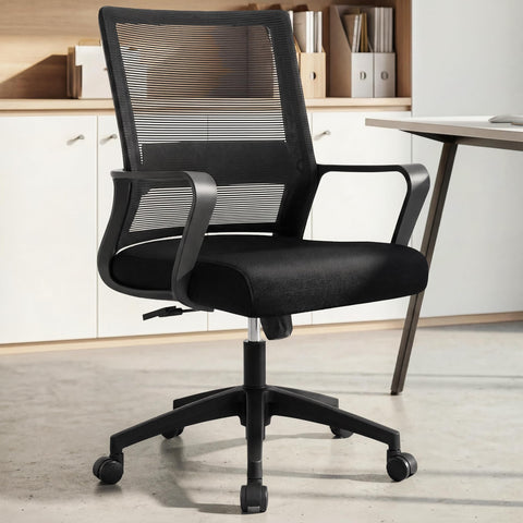 NEO CHAIR office mesh back shows breathable support for long work sessions