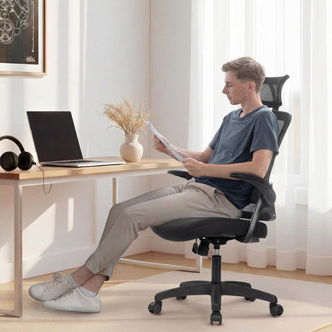 NEO CHAIR stylish black design fits office, study, and gaming spaces.