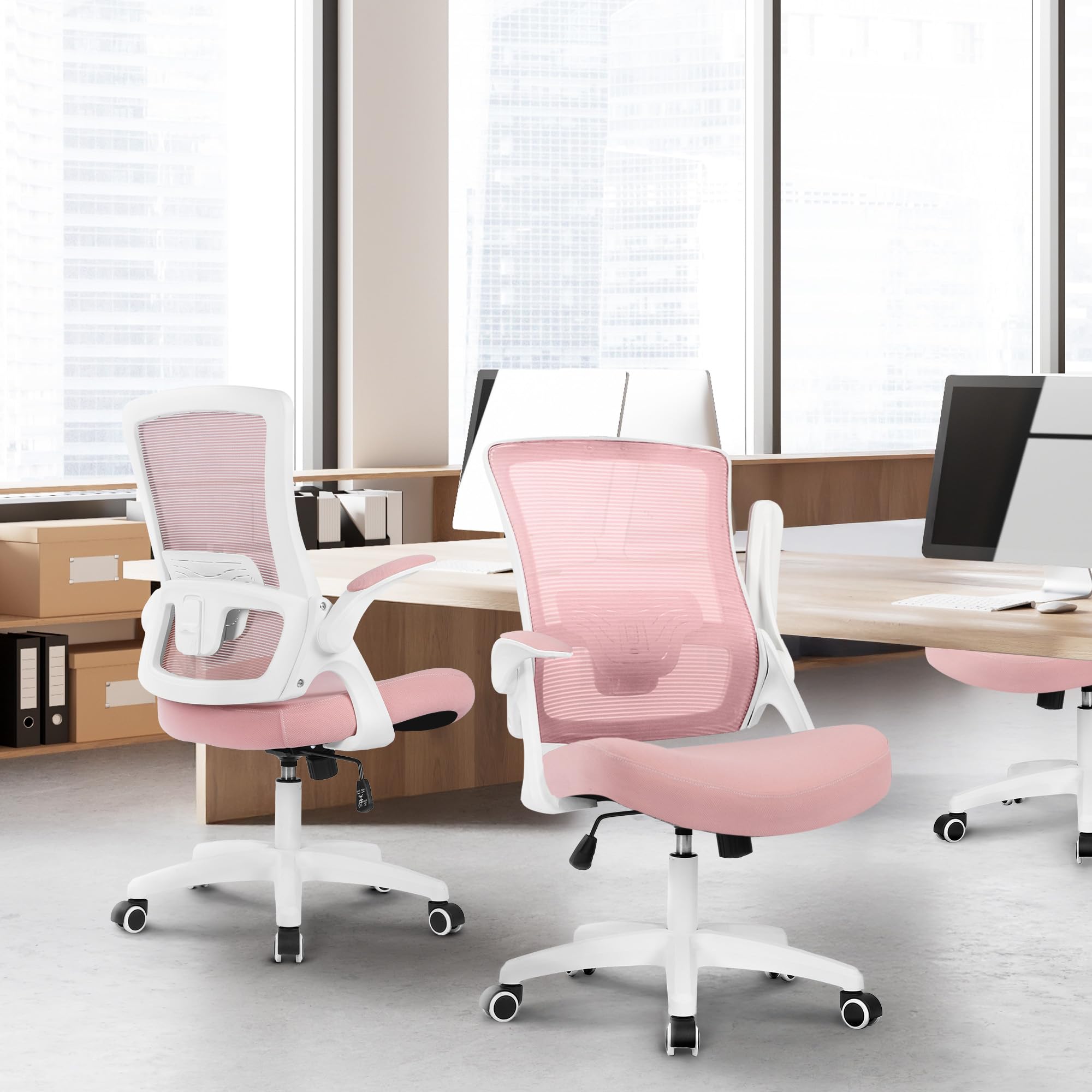 NEO CHAIR pink premium-materials construction for durable everyday use