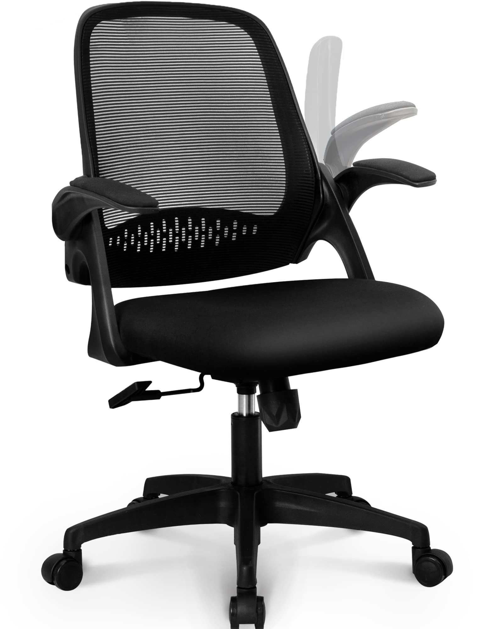 NEO CHAIR solid base and smooth-rolling wheels support daily use