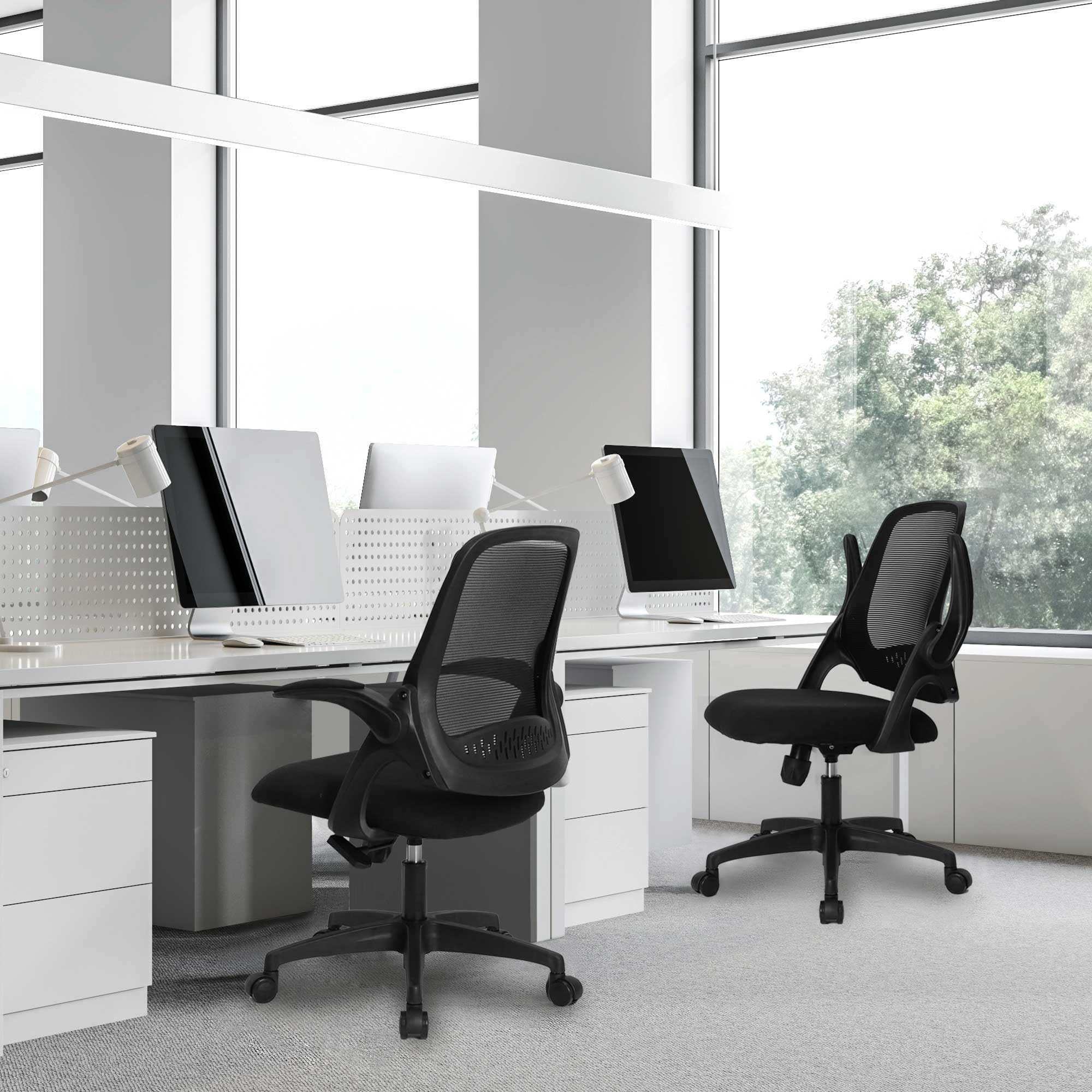 NEO CHAIR tilt tension and 360° swivel for smooth, flexible movement