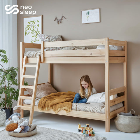Neo Sleep twin room setup for dorms or bedrooms.