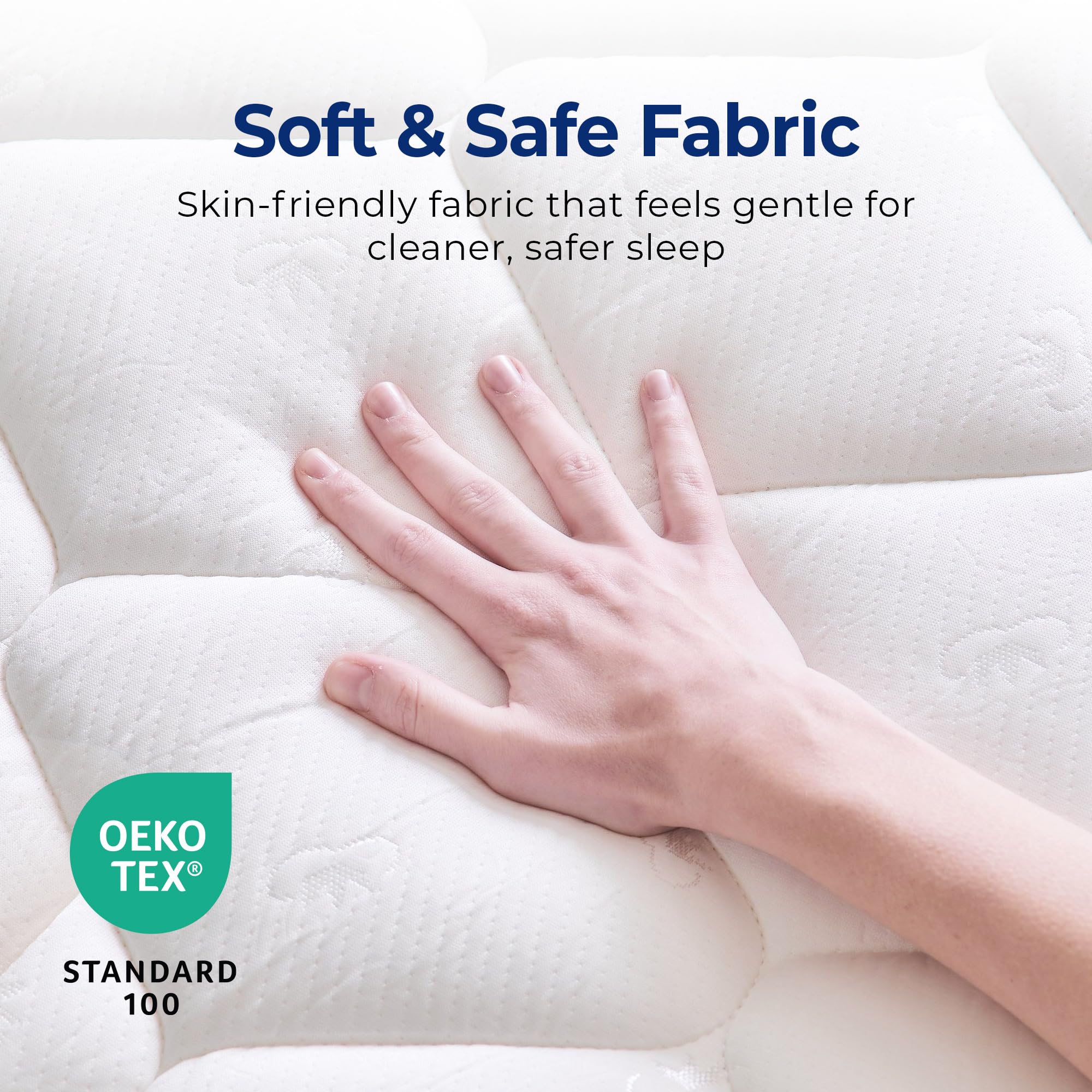 Neo Sleep Twin CertiPUR-US and OEKO-TEX certified materials ensure safety.