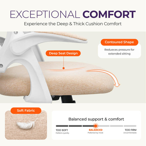 NEO CHAIR 360-degree swivel for easy reach.