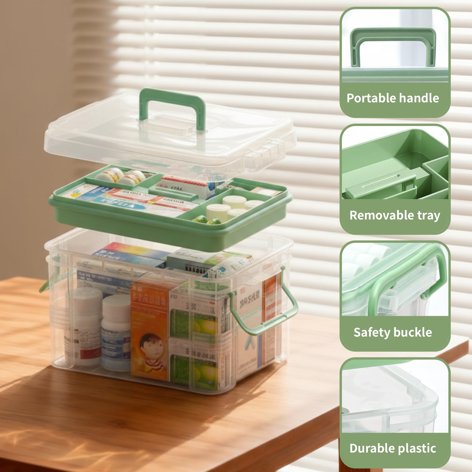 NEOCUPPIXE secure latches keeping items enclosed during carry