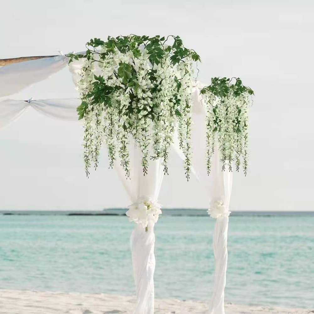 NEOONES wisteria vines table arrangement enhancing parties with real-looking petals