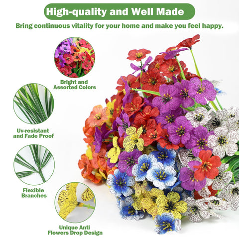 Nepfaivy realistic textured faux blooms add lifelike detail to spaces