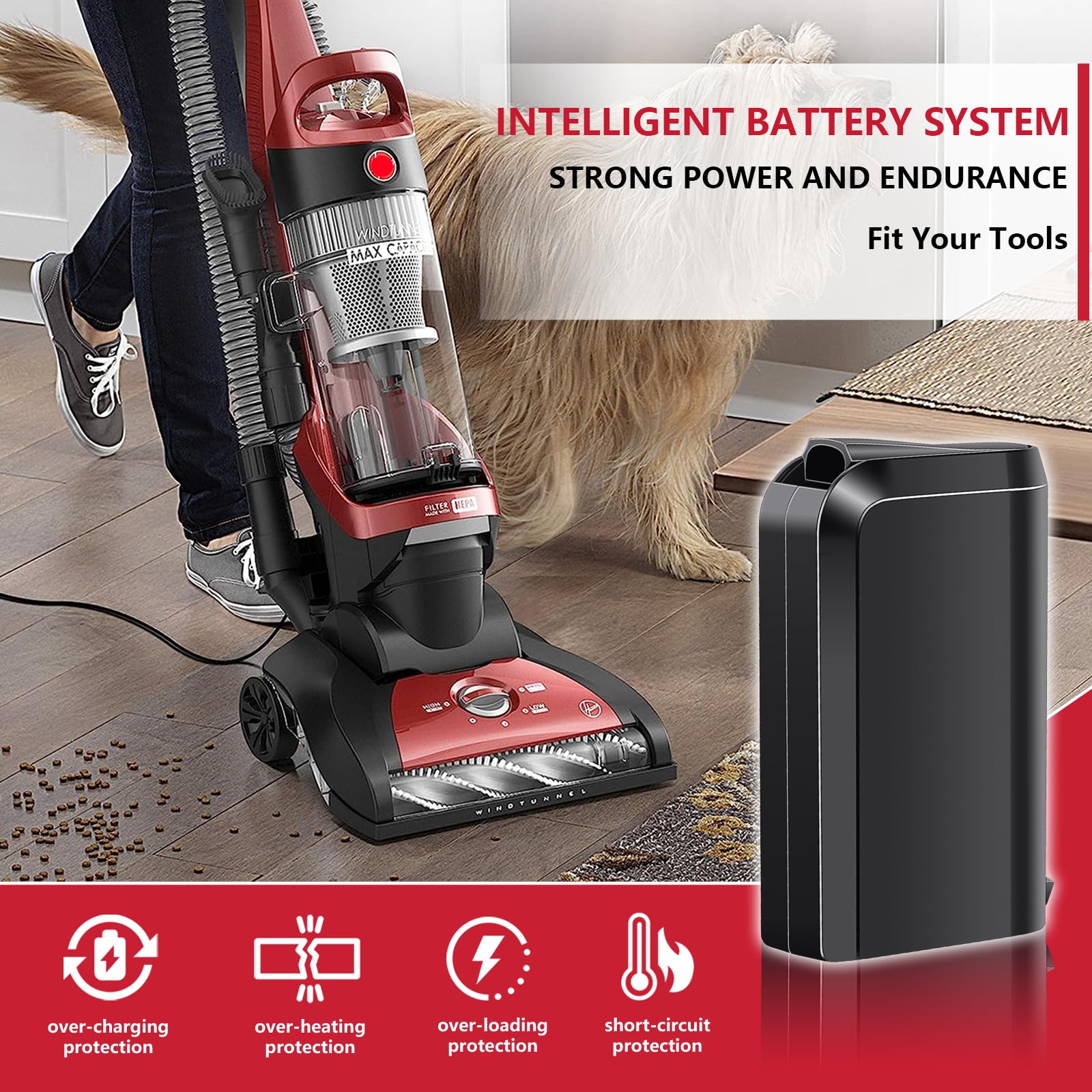 NEPOWILL installation view shows easy snap-in replacement for Hoover Linx.