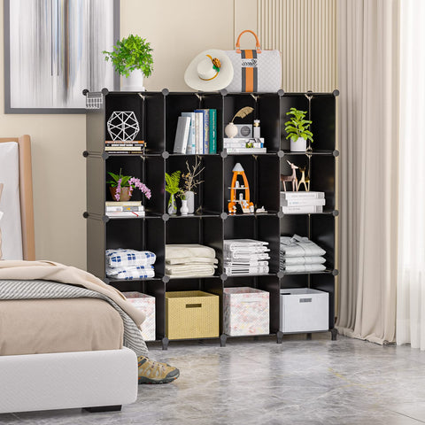 Neprock 16 cubby shelves organize clothes efficiently